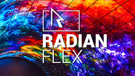 100% Software-based Video Wall Processing: Radian Flex™